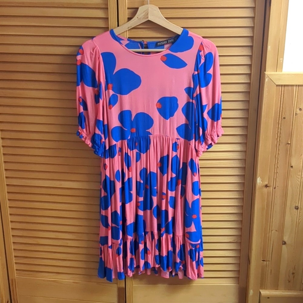 Mister Zimi Lotti Dress in Sapphire Rose